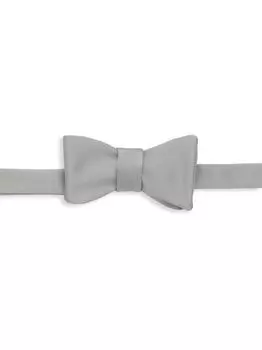 плетеный галстук-бабочка Paul Stuart, серый