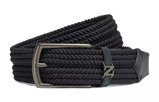 Плетеный холщовый ремень Ermenegildo Zegna, Marine Blue