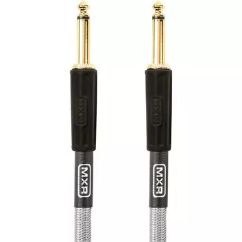 Плетеный инструментальный кабель серии MXR Pro, прямой и прямой, 24 фута, черный