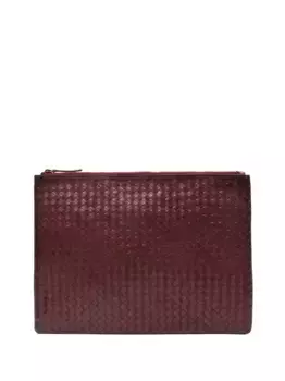 Плетеный клатч DRAGON DIFFUSION, красный