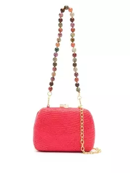 Плетеный клатч Lolita SERPUI, красный
