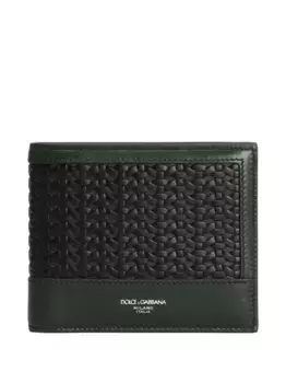 Плетеный кошелек DOLCE & GABBANA, зеленый
