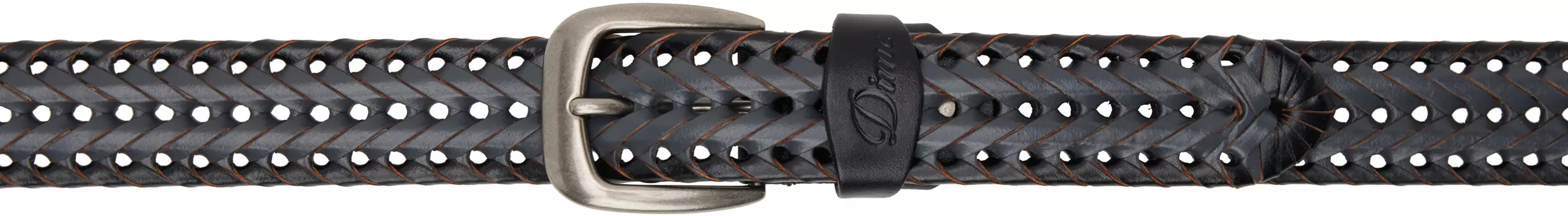 Плетеный кожаный ремень Dime