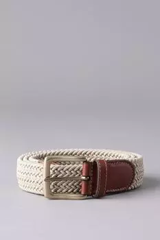 Плетеный кожаный ремень Lakeland Greythwaite Lakeland Leather, серый
