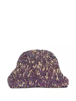 Плетеный мини-клатч Game Maria La Rosa, фиолетовый