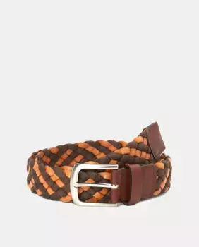 Плетеный мужской ремень Emidio Tucci, многоцветный