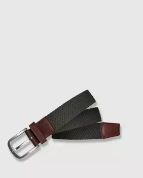 Плетеный мужской ремень Emidio Tucci, зеленый