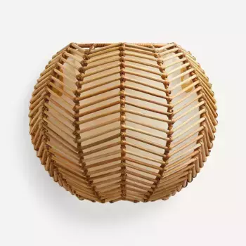 Плетеный настенный светильник Leek El Corte Ingls, естественный