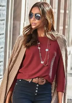 Плетеный пояс HFT LASCANA, цвет hellbraun