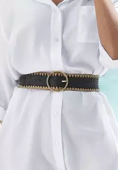 Плетеный пояс LASCANA, черный