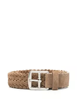 Плетеный пояс Officine Creative, коричневый