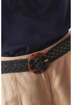 Плетеный пояс STRUCTI TATUUM, черный