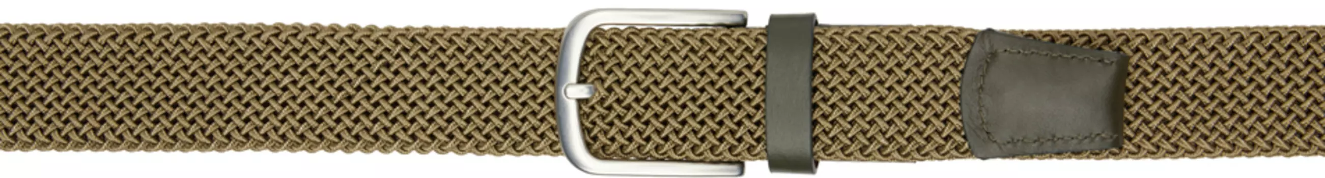 Плетеный ремень цвета хаки Paul Smith
