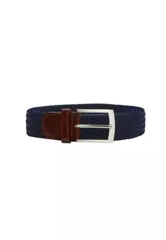 Плетеный ремень ELASTIC Mango, цвет dark navy