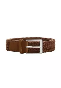 Плетеный ремень ELASTIC Mango, цвет medium brown