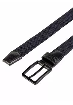 Плетеный ремень ELASTISCHER camel active, темно-синий