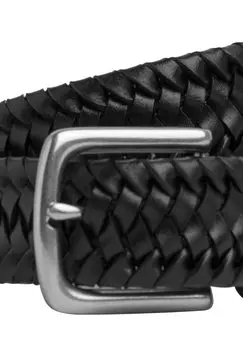 Плетеный ремень Hackett London, черный