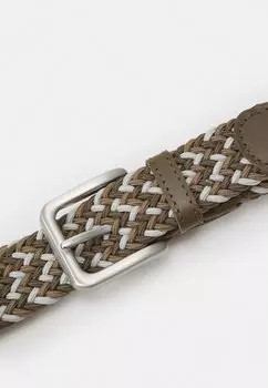 Плетеный ремень JACSPRING BELT NOOS Jack & Jones, пятнистый темно-зеленый