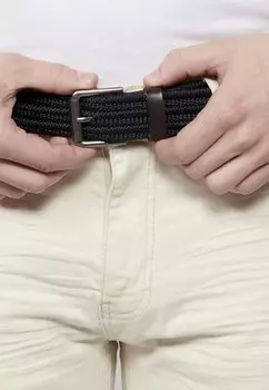 Плетеный ремень Koroshi, черный