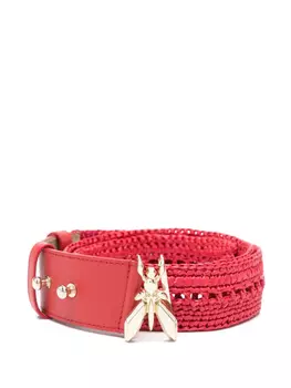 Плетеный ремень Patrizia Pepe, красный
