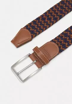 Плетеный ремень Pier One, коричневый