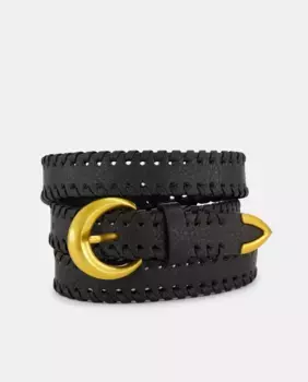 Плетеный ремень по бокам Tintoretto, черный