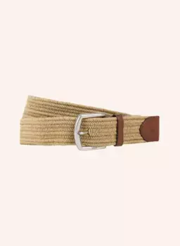 Плетеный ремень Polo Ralph Lauren, бежевый