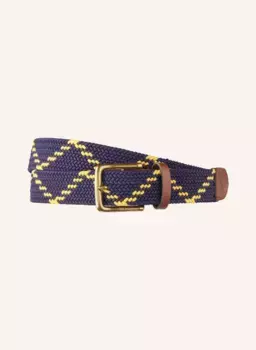 Плетеный ремень Polo Ralph Lauren, синий