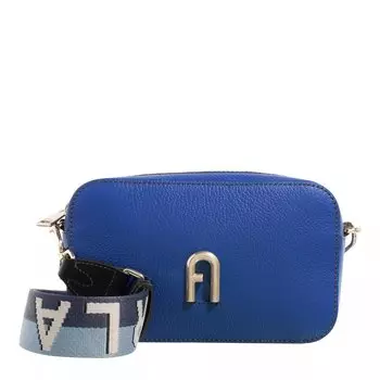 Плетеный ремень primula mini c.body кобальт+средиземноморский небесный Furla, синий