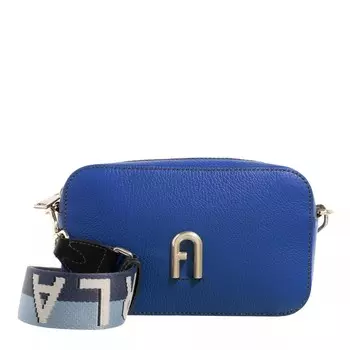 Плетеный ремень primula mini c.body кобальт+средиземноморский небесный Furla, синий