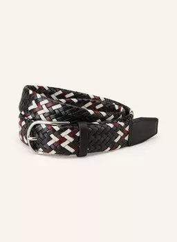 Плетеный ремень TOMMY HILFIGER, цвет DUNKELBLAU/WEISS/DUNKELROT