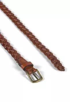 Плетеный ремень William Howard London, светло-коричневый