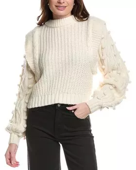 Плетеный свитер FARM RIO, белый