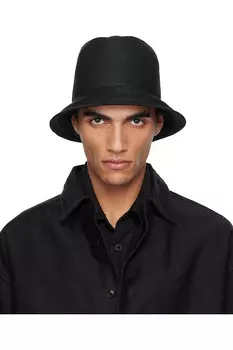 Плетёная шляпа Casey Casey, черный