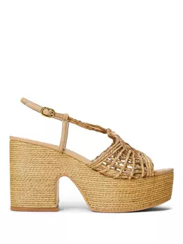 Плетёные сандалии TWINSET, нейтральный