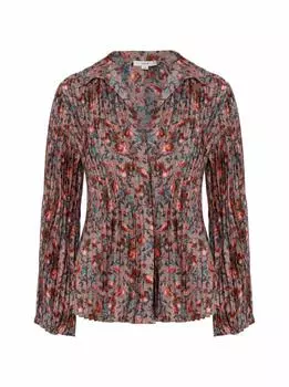 Плиссированная блузка Berry Blooms Vince