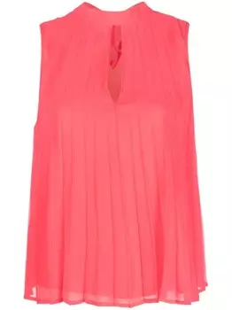 Плиссированная блузка без рукавов LIU JO, розовый