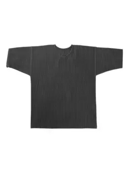 Плиссированная футболка Homme Pliss Issey Miyake, серый