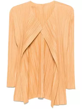 Плиссированная куртка Issey Miyake, желтый