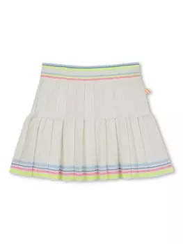 Плиссированная мини-юбка Billieblush, нейтральный цвет