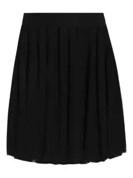 Плиссированная мини-юбка DOLCE & GABBANA, черный