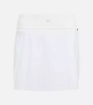 Плиссированная мини-юбка Goldbergh, белый