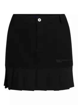 Плиссированная мини-юбка Karl Lagerfeld Jeans, черный