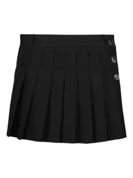 Плиссированная мини-юбка Rabanne, черный