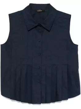 Плиссированная рубашка TWINSET, синий