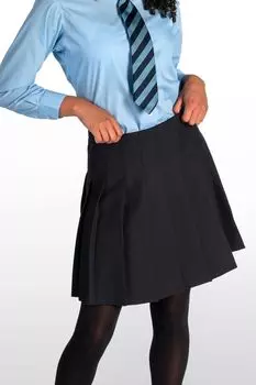 Плиссированная школьная юбка для девочек (старший возраст) Trutex, синий