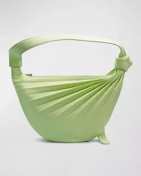Плиссированная сумка-гамак Chiaroscuro Sabrina Zeng, цвет Pistachio