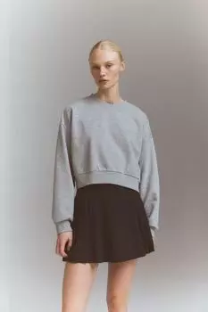 Плиссированная теннисная юбка drymove H&M, черный