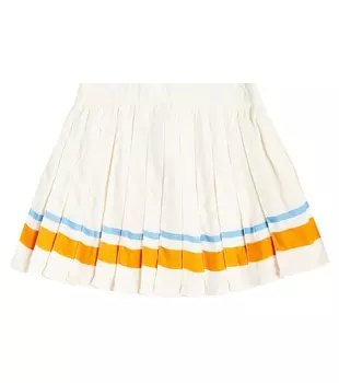 Плиссированная юбка bianka в полоску Molo, синий