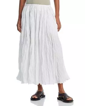 Плиссированная юбка CO, белый